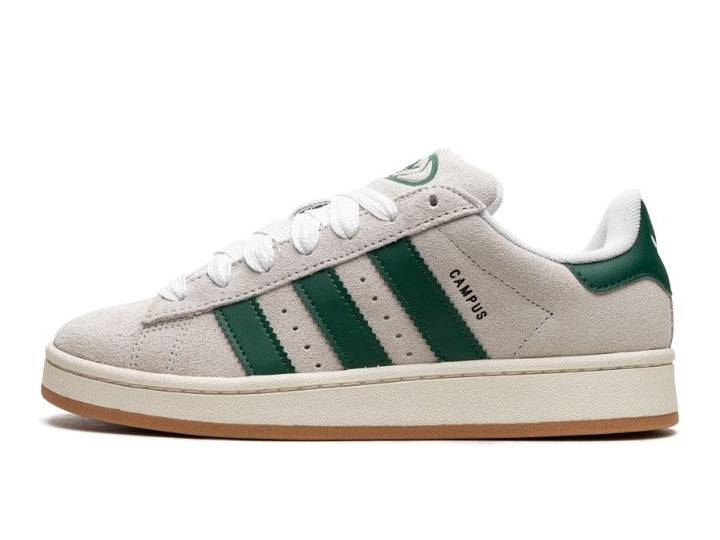 Adidas Campus 00s Crystal White Dark Green