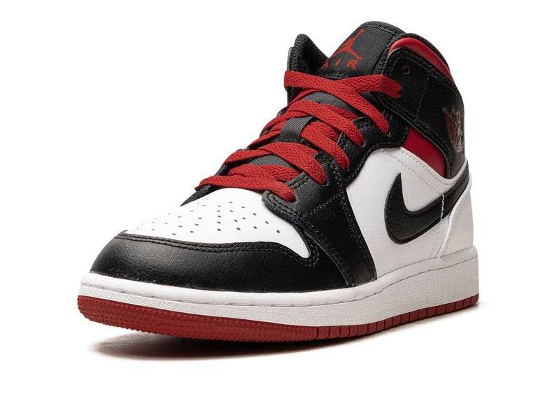 Air Jordan 1 Mid Gym Red Black Toe