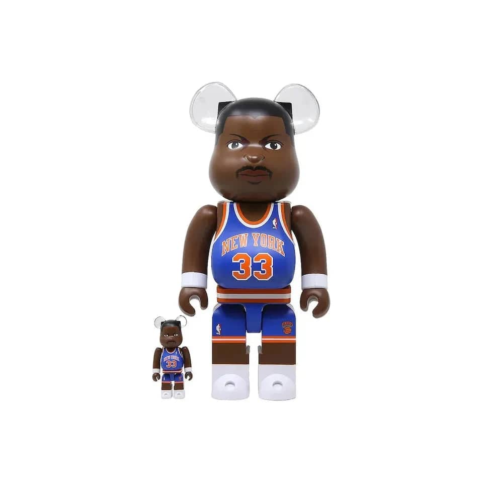 Bearbrick Patrick Ewing (New York Knicks) 100% &amp; 400% Set