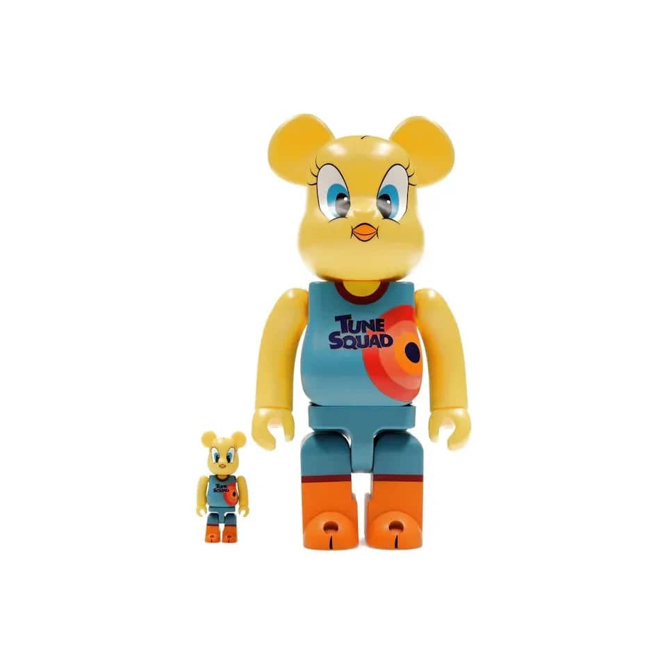 Bearbrick Space Jam: A New Legacy Tweety 100% &amp; 400% Set